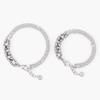 Jbans Classic Dot Ring Chain Point Surgical Steel Layered Chain Bracelet (C2501Ac1242_Sv)