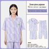 Kuromi Japanese-Style Cotton Pajamas: Women's Summer Lapel Sweet Cardigan Homewear Three-Piece Set