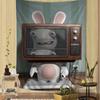 Cartoon Raving Rabbids Game Anime Tapestry Hanging Tarot Hippie Wall Rugs Dorm Sheets Bohemian Mandala Kawaii Room Decor