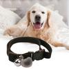 Cat Dog Collar Anti-pull Heart Bell Pendant Adjustable One Size Anti-break Neck