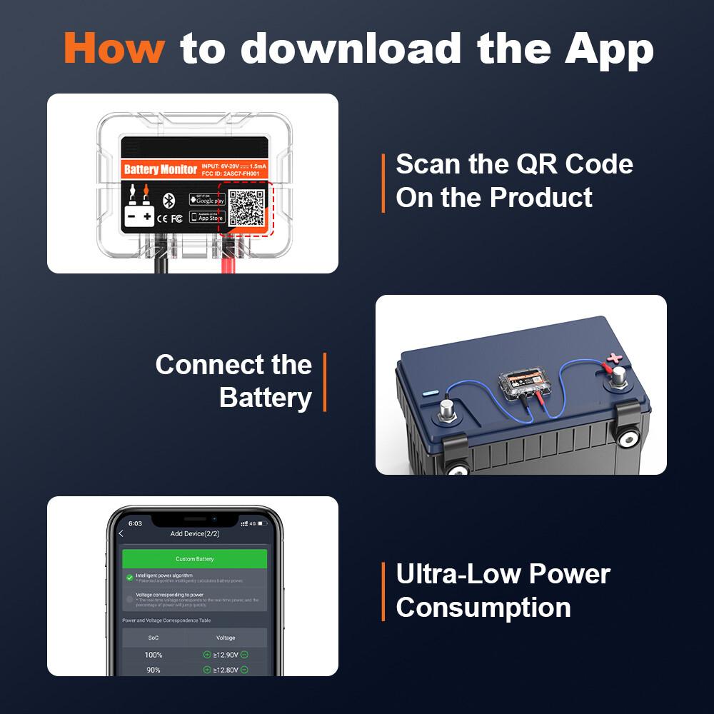 BM200 Auto-Batteriemonitor Bluetooth-Batterietester Kurbel-Lade-Testwerkzeug