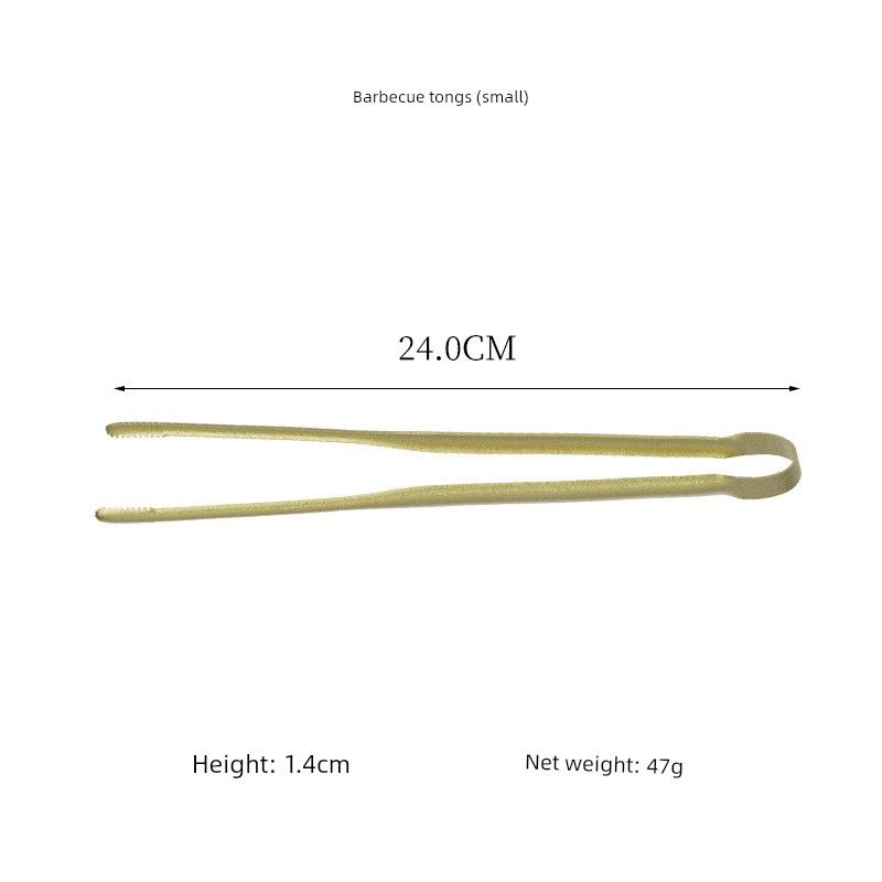 Retro Barbecue Tongs 304 Stainless Steel Tongs Food Tongs Steak Tongs Barbecue Tongs Korean Barbecue Utensils