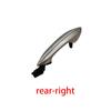 Black White Car Exterior Comfort Access Door Handle For BMW 5 7 Series F01 F02 F06 F10 520d 520i 525d 528i 530d 530i 51217231931