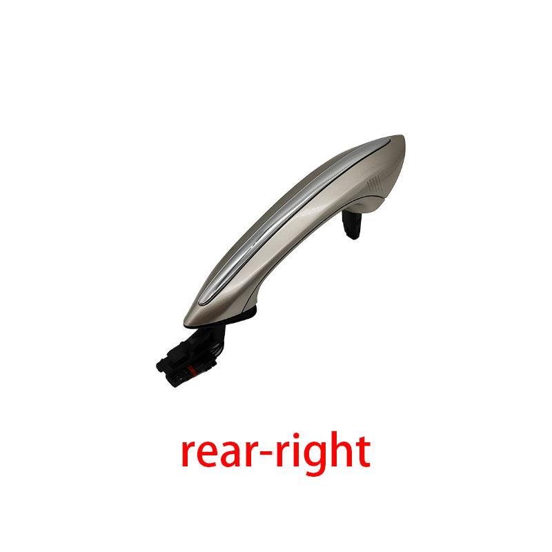 Black White Car Exterior Comfort Access Door Handle For BMW 5 7 Series F01 F02 F06 F10 520d 520i 525d 528i 530d 530i 51217231931