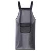 Waterproof Oil-Proof Semi-Transparent TPU Cooking Apron for Adults - Soft Leather, Hand Wiping, and Extended Coverage for Dishwashing.