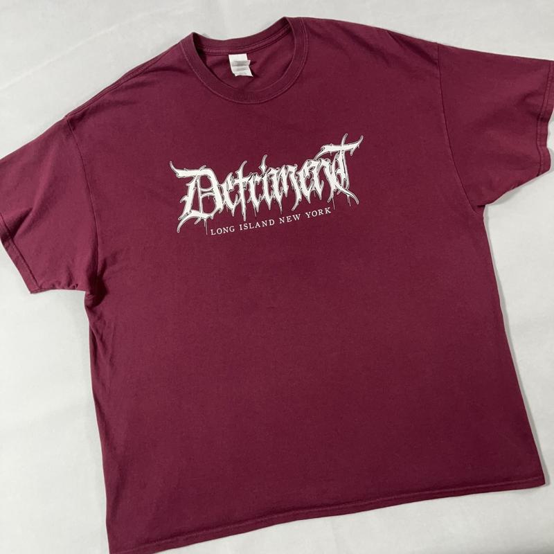 

DetrimenT T Shirt Mens 2XL Long Island New York Hardcore Band Rest With Dead 5XL різнокольоровий