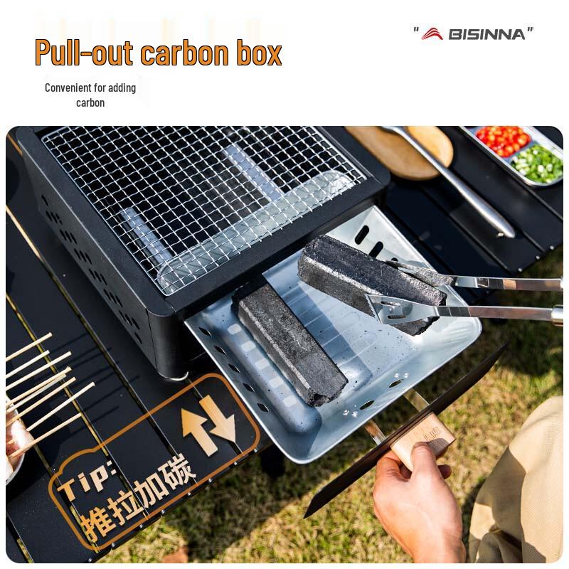 Beishanlang Outdoor BBQ Grill and Tea Stove Set