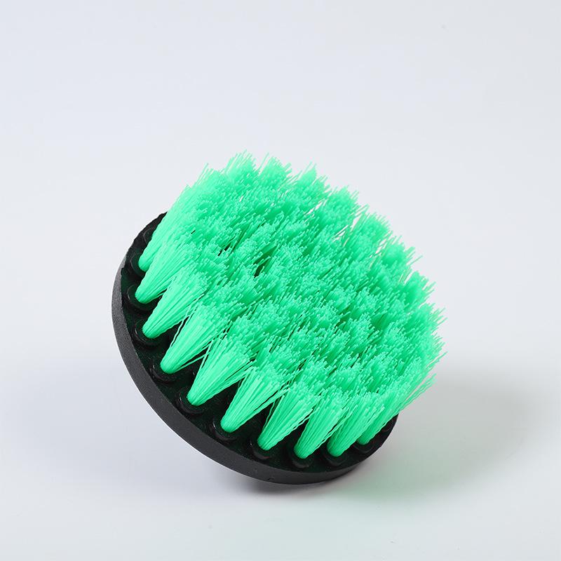 5-inch Electric Drill Brush Set: Car Wash and Cleaning Blue Brush Head Deburring Tool