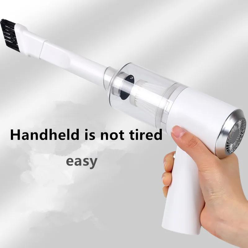 Car Vacuum Cleaner Wireless Charging Vacuum Cleaner Mini Portable Handheld Car Interior Vacuum Cleaner