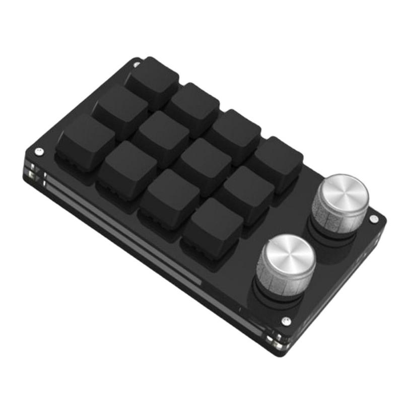 Tragbare Mini-Tastatur mit 12 Tasten, Programmierbare Tasten, Benutzerdefinierte Tastenkombinationen, USB-Tastatur
