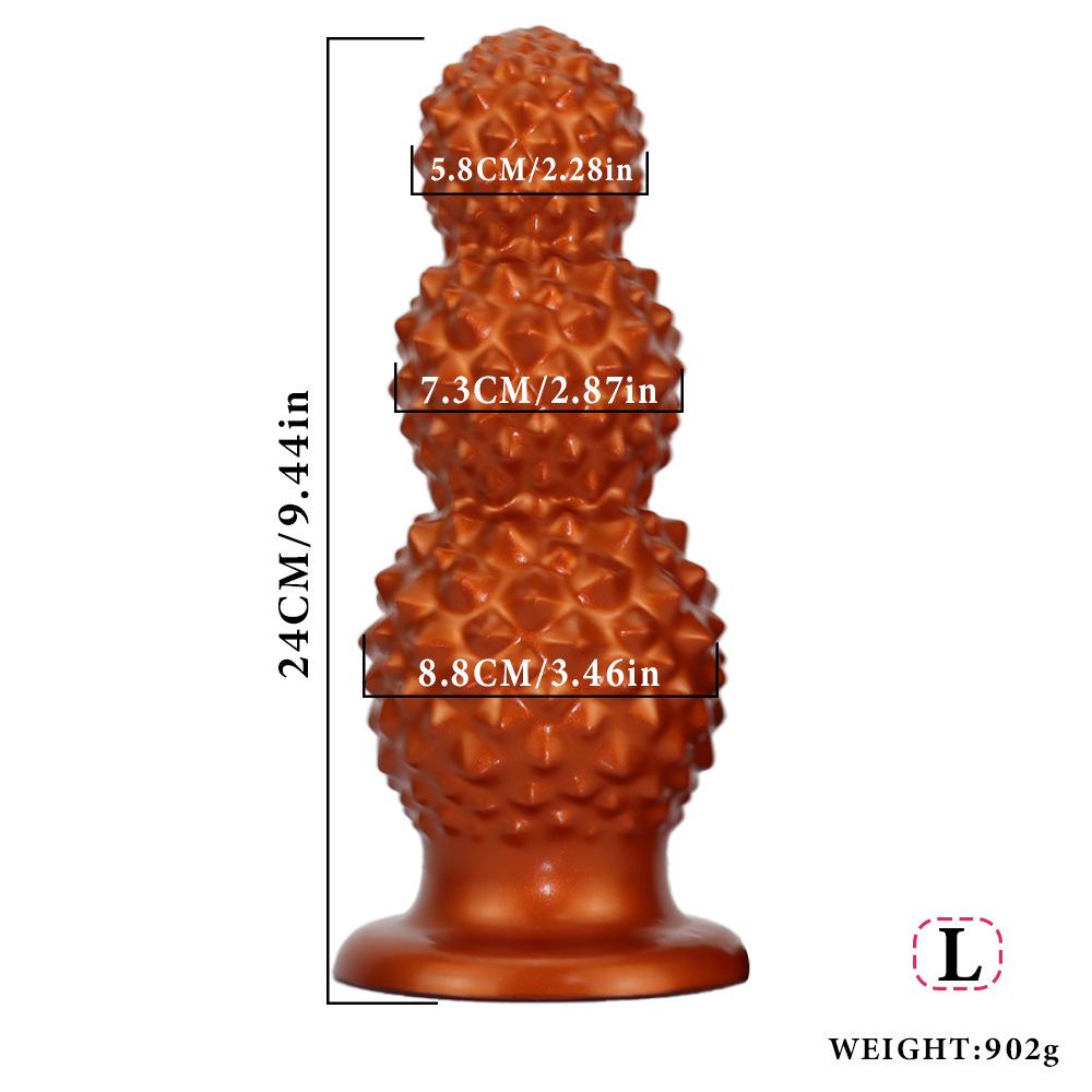Liquid Silicone Soft Anal Plug - Flexible Butt Plug for Beginners, Gentle Stretching Trainer, Vaginal & Anal Stimulator, Adult Sex Toy