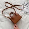 Fashion Solid Color PU Leather Crossbody Bag For Women Fashion Mini Shoulder Handbag CLE