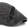 Forward Hat Men's Spring Summer British Vintage Peaked Cap Letter Embroidered Beret Sun Hat Newsboy Hat