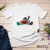Funny Hippie Hawaiian Peace Frog Tie Dye Boys Women Unisex T-shirt