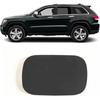 Fuel Tank Filler Door Outer Cover Fit for 2015-2022 Jeep Grand Cherokee & WK Fuel Filler Door Gas Cap Black