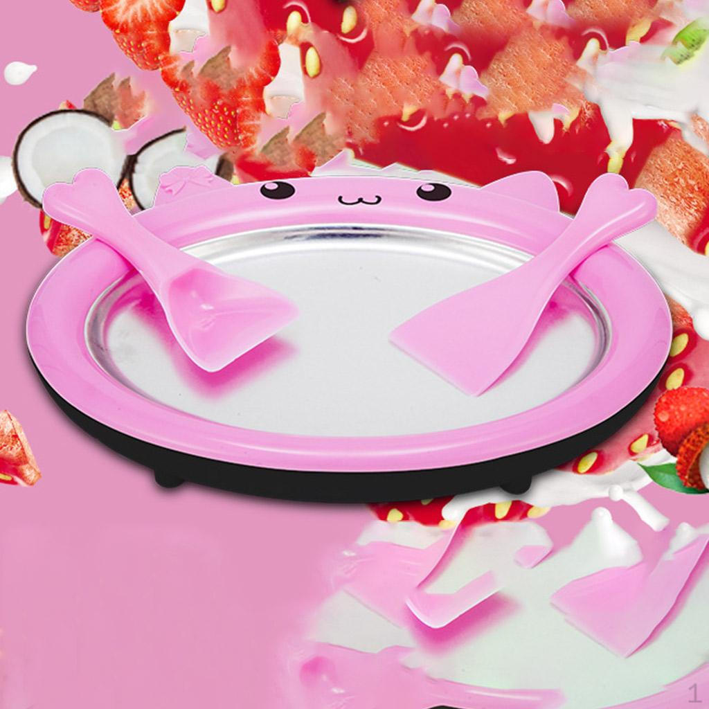 Cute with 2 s DIY Plate Yogurt Mini Freezer Machine