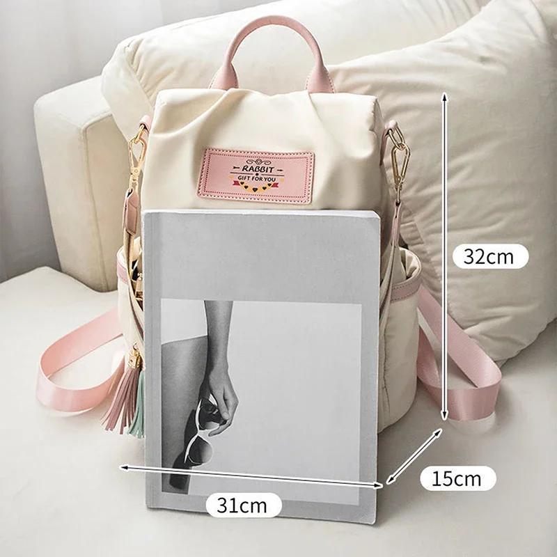 Ladies Backpack Woman Color Tote Women Shoulder Backpacks Large Capacity Oxford Cloth Bag New High Quality Women's Shoulder Bag