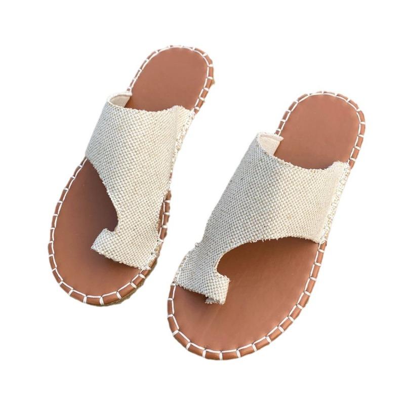 Cool slippers new flat-bottomed style fashionable versatile outer slippers women