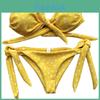Costume da Bagno Estivo Donna di Qualità Premium Moda Pois Ondulati Set Bikini Per Uno Stile Senza Tempo