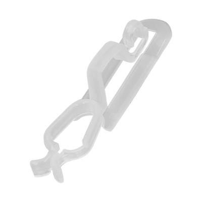 60 Pièces Clips Lumières de Noël Plastique Souple Flexible Imperméable Petits Crochets Clips Lumières de Noël Décoration Sapin de Noël