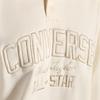 Converse BUTTONRetro Chuck Sweatshirt Women's White 10027073-A02