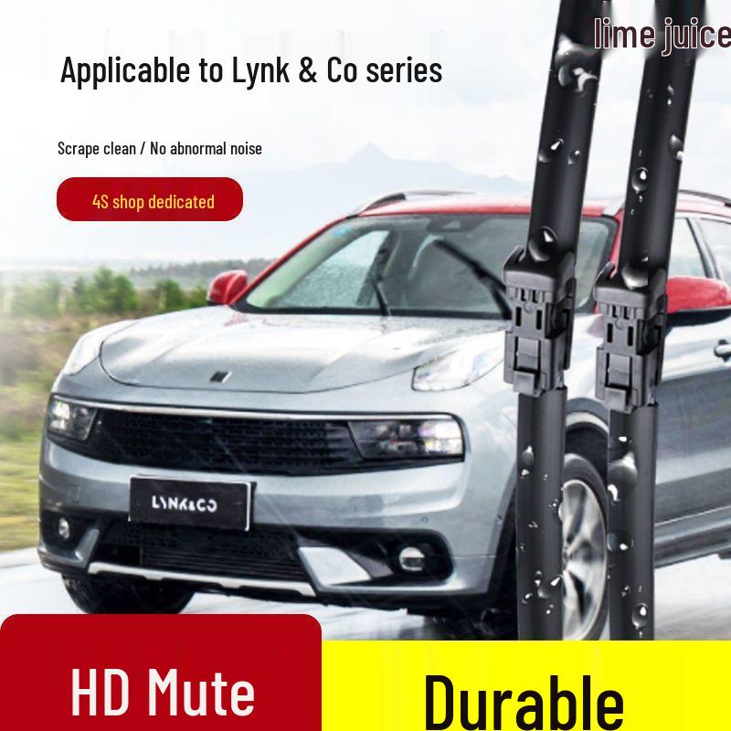 Compatible Wiper Blades for Lynk & Co Models 02 (2017-2022) and 01/03/05/06