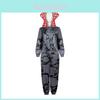 Stranger Things Plant Monster Cosplay Onesie With Polyester Fabric For Halloween Costumes