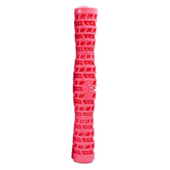 Dog Chew Stick Toy Squeaky Dog Teething Toy Textured Teeth Cleaning Dog Stick Toy for Aggressive Chewers