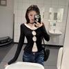 Women's Winter Lace Patchwork Two-in-One Long-Sleeve Slimming T-Shirt