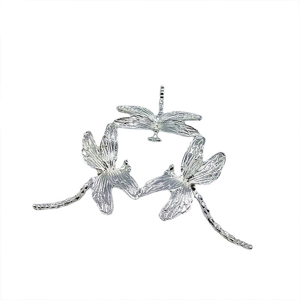 Metal Decoration Ornament Dragonfly Design Handcrafted Rust-free Display Stand Perfect Gift For Table Desktop Office Home Decor