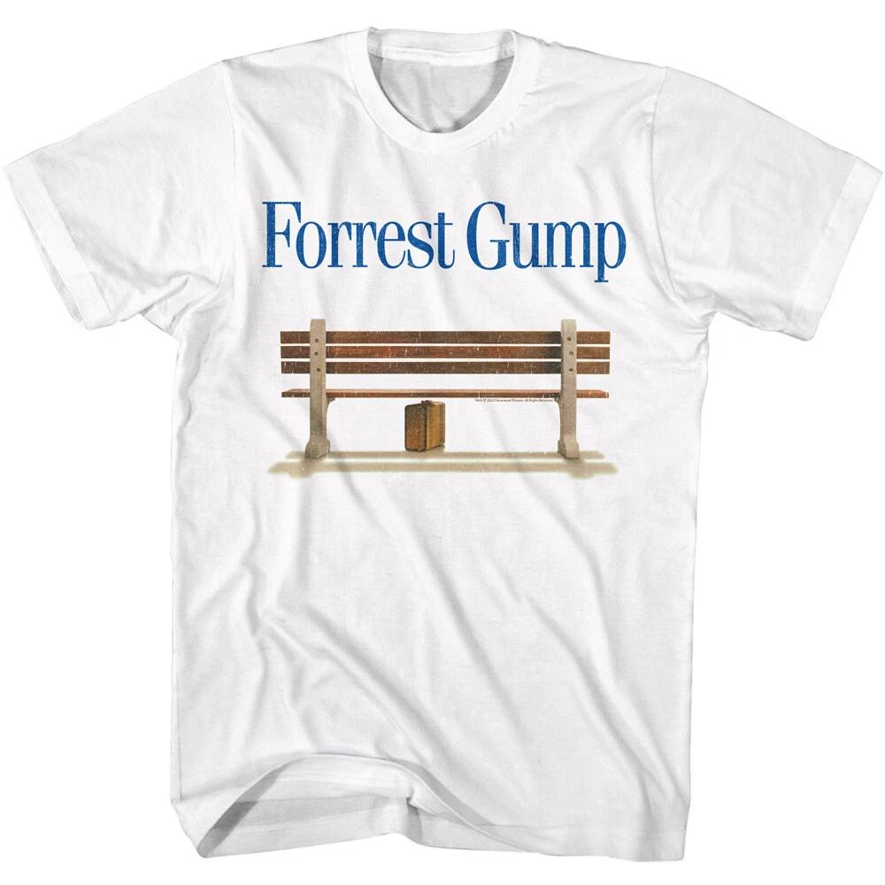 Forest Gump Movie Logo DVD Cover Bench & Briefcase Men's T Shirt