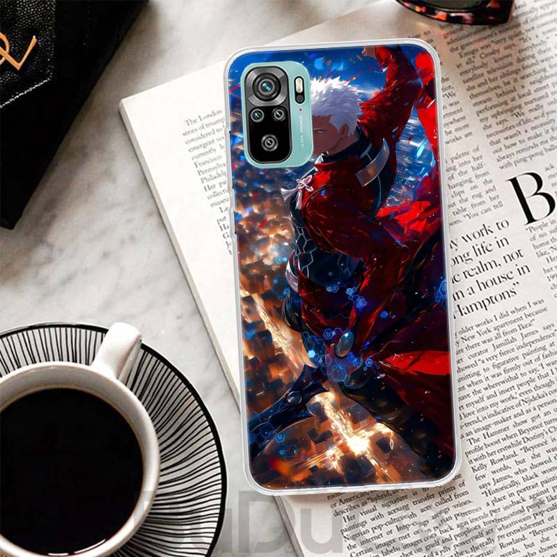 Fate Zero Stay Night Archer Cover For Xiaomi Redmi Note 10 9S 9 8T 8 Pro 7 5 Mi 9T 10T 11T 12T 11 12 Lite 12X A3 A2 A1 Print Coq