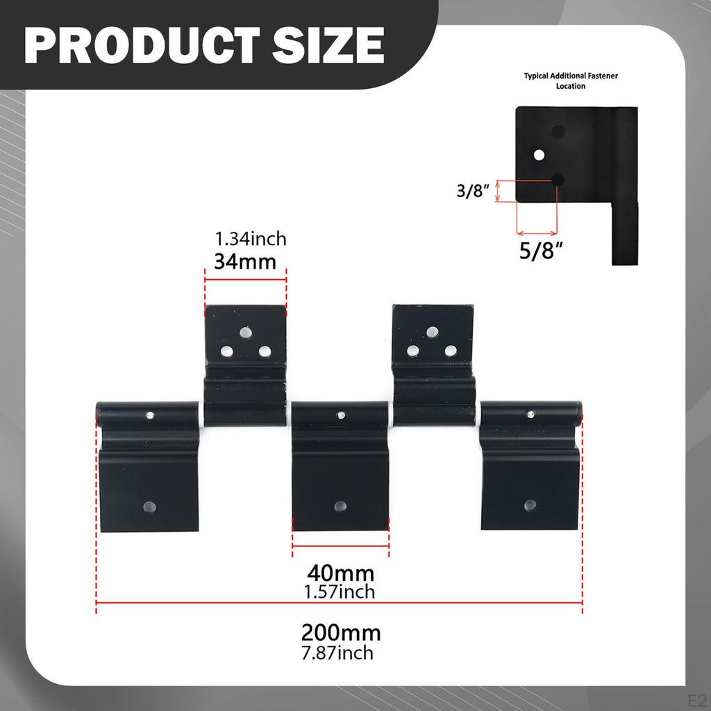 RV Ingangsdeur Wrijvingsscharnier Kit Deuren Hardware Vervangt Toegangspunt Scharnieren voor Caravans