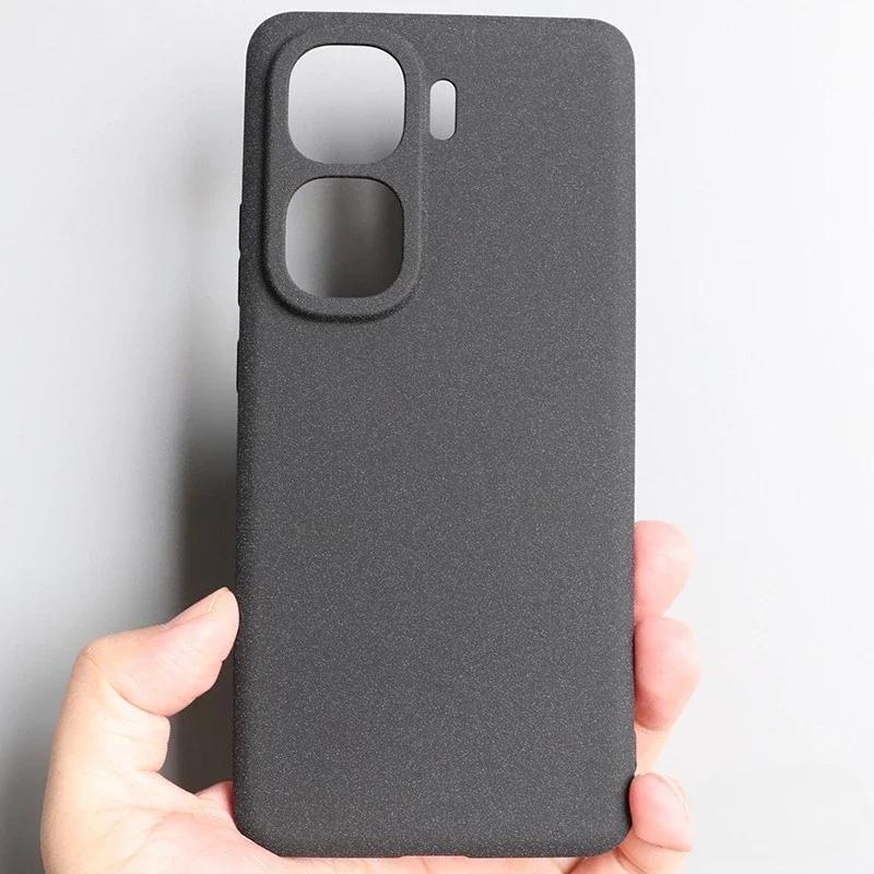 

Для IQOO NEO 10 Pro Plus 10R Чехол из мягкого ТПУ типа песчаник Для IQOO NEO 10 Pro+ Ультратонкий матовый силиконовый чехол для телефона с защитой объектива vivo iQOO Neo 10 чёрный