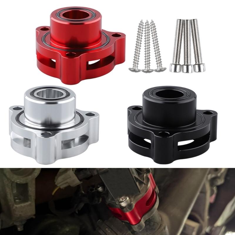 Metal Exhaust Blow Off Valves Adapter Kit with Round Bolt-On Flange, Built-In Sealing Gaskets and 6 Mounting Screws for 1.5L 1.6L 2.0L 2.7L Engine