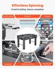Foosball Table, 137 cm Standard Size Table, Indoor Full Size Foosball Tables for Home, Family, and Game Room, Durable Soccer Set, Includes 4 Balls,