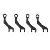 4PCS RC Helicopter Connecting Rod Set Plastic Replacement Parts Linkage Rods for Wltoys K124 K170