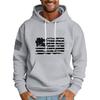 Men's Loose Flag Printed Hooded Sweatshirt Men's Casual Fashion Sports Sweatshirt