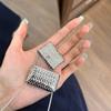 Minimalist Fashion Vacation Style Bag Pendant Long Necklace for Women Luxury Unique High-End Vintage Layered Sweater Chain