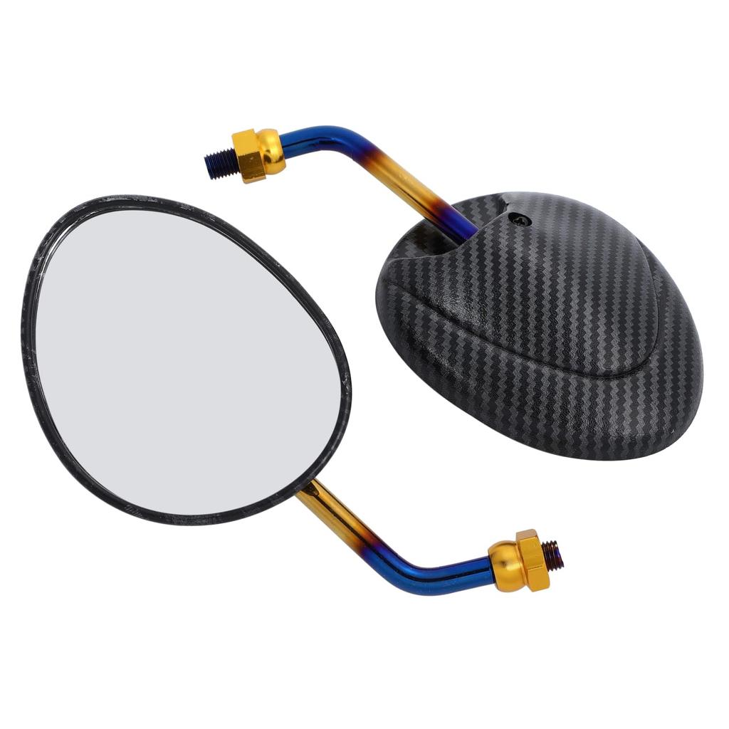 nakira Motorcycle Short Mirror, 0.4 inch (10 mm), Reverse Screw, NMAX MT-25, XMAX XSR,