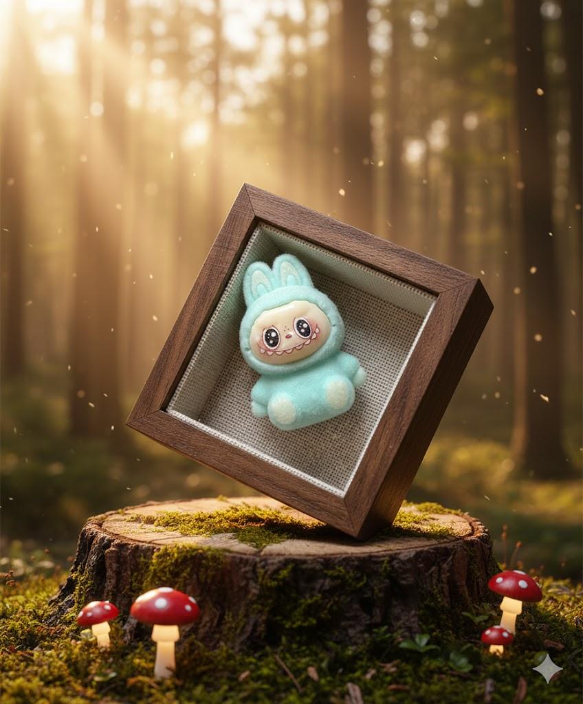 

Фігурка Лабубу Labubu The Monsters монстр іграшка дитяча пухнаста блакитна 4 см 4 синій