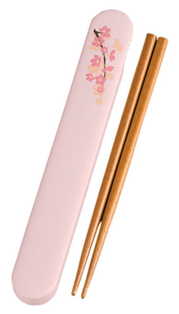Tatsumiya SAKURA Slide Chopstick Case Set PK W19 33202 18.0 Size Approx. D2.6 H1.2