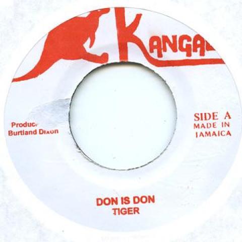 

7inch Record TIGER - Don Is Don none Kangal 1988 Jamaica Reggae, Ska & Dub