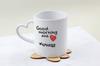 Kuvasz - cup with a dog, adorable cup with a heart-shaped handle, universal gift from the Art-Dog brand