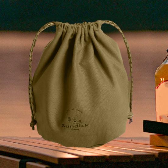 Tactical Drawstring Storage Bag Large Capacity Water-Resistant Sand-proof Beach Bag Container Camping Accessories