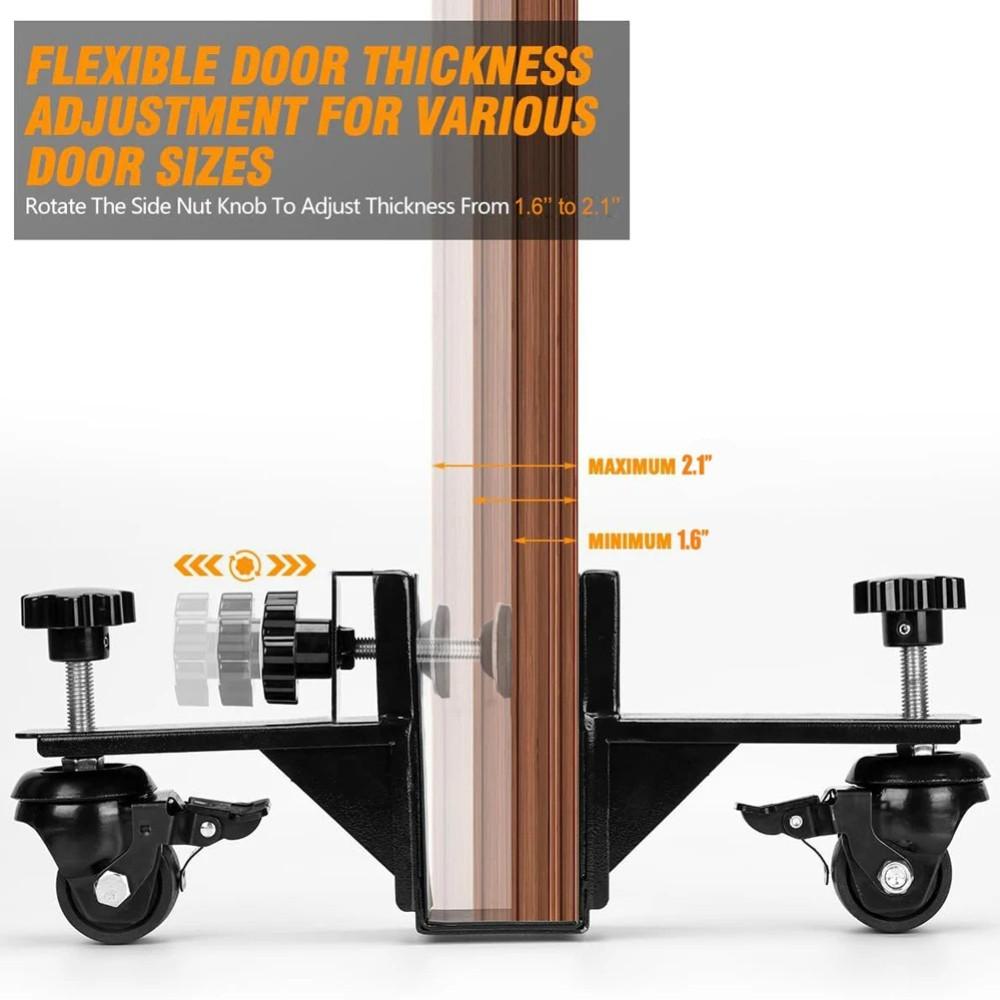 360º Drehbarer Schwerlast-Türplatten-Transportwagen Plattenwagen Türplatten-Handhabungswagen Türinstallations-Transportwagen Übertragungsrolle