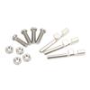 Club Car Charger Receptacle Plug 3 Pin Terminals Contacts Wire Connectors with Screw Nut 604321 Replacement for EZGO RXV