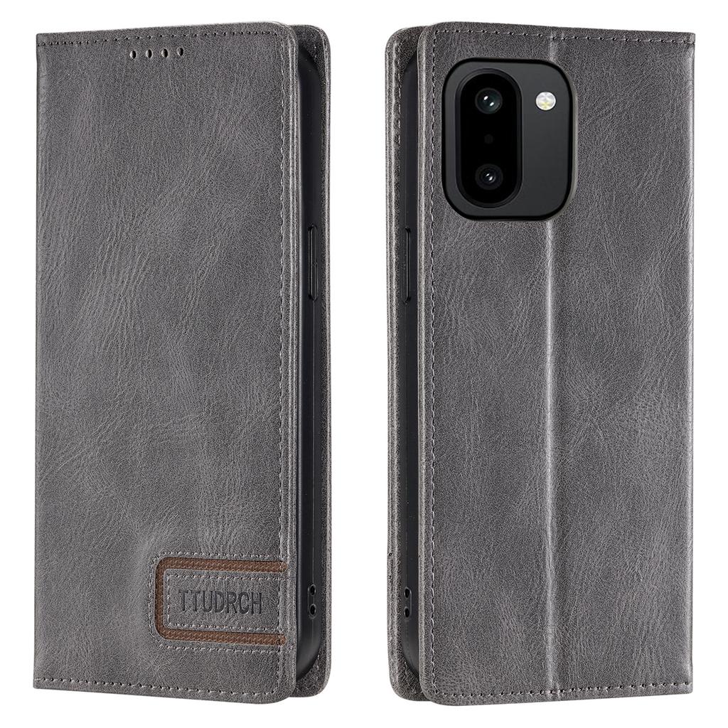 TTUDRCH Style 007 For OnePlus 15R 5G Leather Case RFID Blocking Wallet Stand Phone Cover