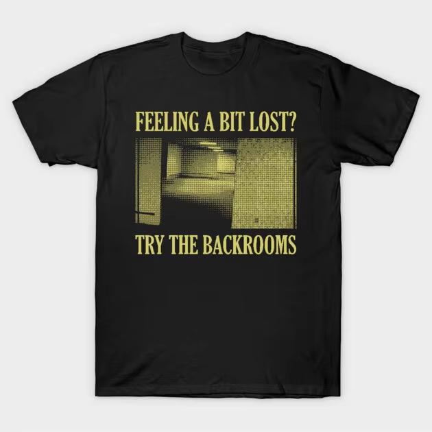 Horrorfilm Backrooms Möbel Ottounisex Empire Capn Clarks T-Shirt Baumwolle Grafik-T-Shirt Unisex Unisex Sommer Streetwear