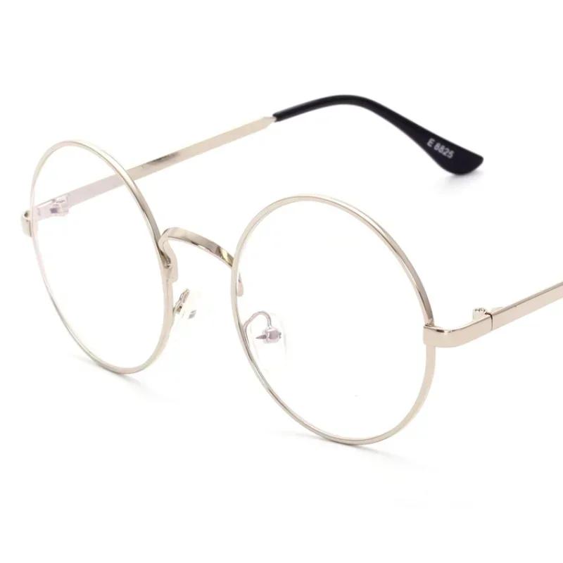 Cosplay Anime Frame Round Metal Flat Retro Art Glasses Adult Children Gift Clothing Props Men Women Dress Up De Grau